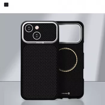 Evelatus Apple iPhone 15 Carbon Premium Edition MagSafe Hülle Schwarz