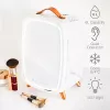 Rio FRBM-EU/1,0 6L Beauty-Skincare-Kühlschrank mit LED-Spiegel Weiß