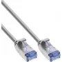 InLine® Slim Patchkabel U/FTP PiMf Cat.6A Grau 7,5 m