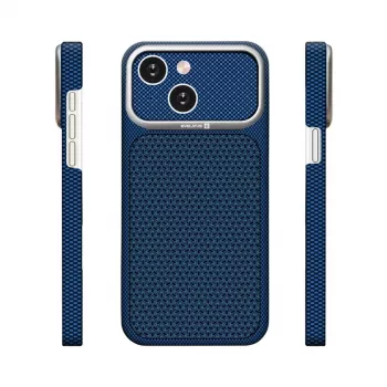Evelatus Apple iPhone 15 Carbon Premium Edition MagSafe-Hülle Mitternachtsblau
