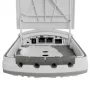 MikroTik FTC21-UPS Glasfaser-zu-Kupfer Medienkonverter mit integrierter USV, 1x Gigabit Ethernet, 1x SFP, passives PoE, Batterie-Backup, wandmontierbar