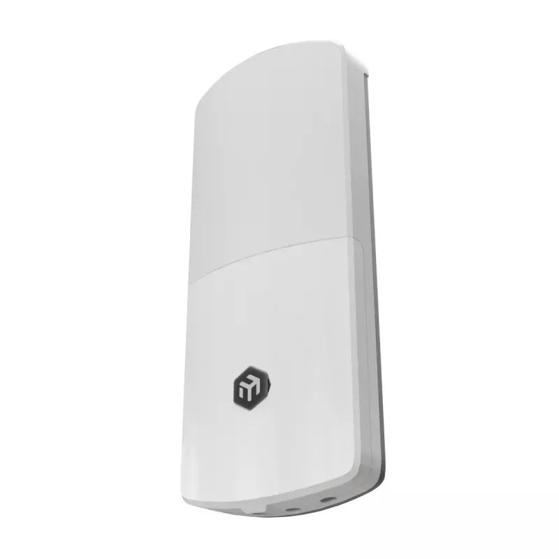 MikroTik FTC21-UPS Glasfaser-zu-Kupfer Medienkonverter mit integrierter USV, 1x Gigabit Ethernet, 1x SFP, passives PoE, Batterie-Backup, wandmontierbar