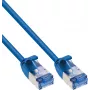 InLine® Slim Patchkabel, U/FTP PiMf, Cat.6A, Blau, 5 m