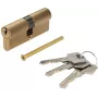 PSG 63.63535.MM Doppelzylinder-Schloss aus massivem Messing 35/35 poliertes Messing
