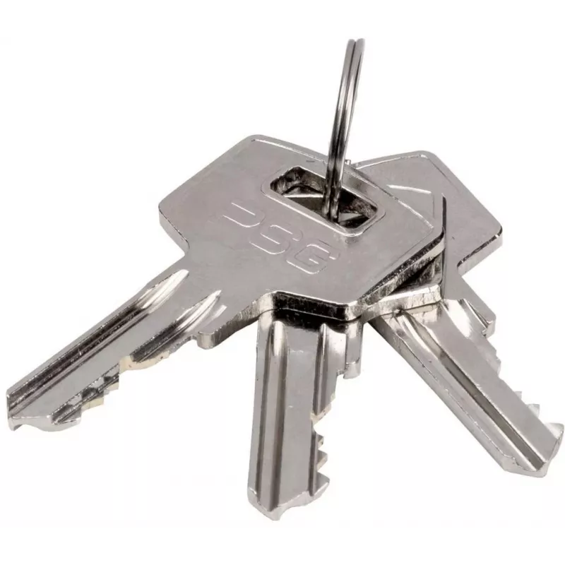 PSG 63.63535.MM Doppelzylinder-Schloss aus massivem Messing 35/35 poliertes Messing