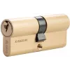 PSG 63.63535.MM Doppelzylinder-Schloss aus massivem Messing 35/35 poliertes Messing