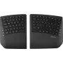 Perixx PERIBOARD-624 B DE – Kabellose ergonomische Split-Tastatur, deutsches Layout, Schwarz