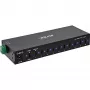 DELOCK InLine® USB 3.2 Gen.1 Industrial Hub, USB-C, 10-Port, mit Netzteil