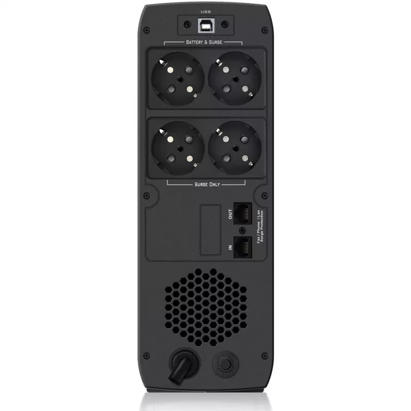 PowerWalker VI 800 CSW Line-Interactive USV - 800VA/480W, 2 Schuko-Steckdosen, AVR, USB