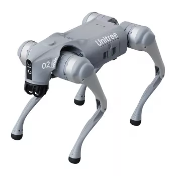 Unitree Go2 Pro Vierbeiner-Roboterhund mit 4D-LiDAR, 4K-KI-Kamera, 48 TOPS KI, 12 Freiheitsgrade, IP67, 8000-mAh-Akku, Wi-Fi 6, Bluetooth 5.2, 3,5 m/s, 5 kg Nutzlast