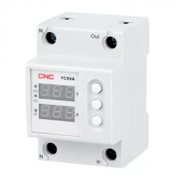 CNC EL240326 Spannungs- und Stromüberwachungsrelais, 63A, 230V AC, DIN-Schiene
