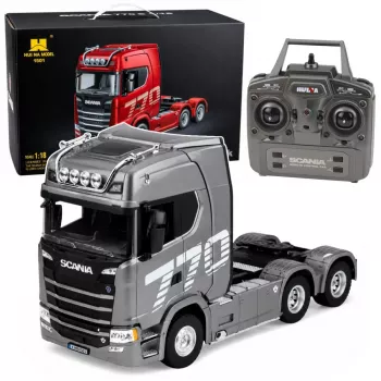 HUINA 32329 Scania 1:18 6-Kanal RC Sattelzugmaschine Grau Silber