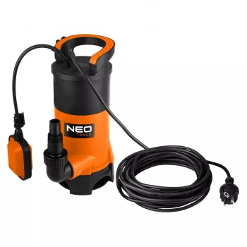 NEO TOOLS 900W Tauchschmutzwasserpumpe mit 16000 l/h Durchflussrate und Schwimmerschalter