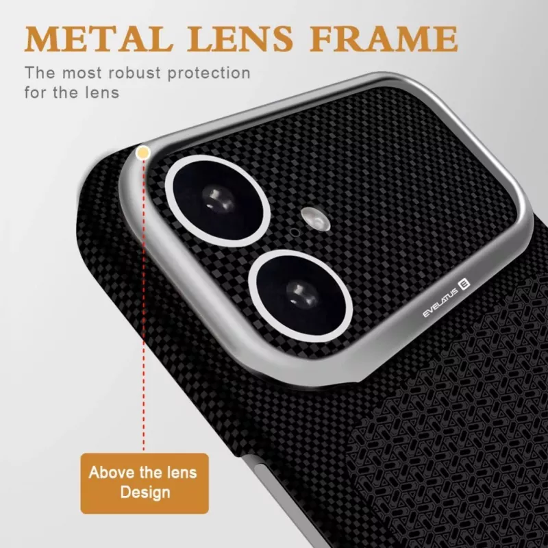 Evelatus Apple iPhone 17 Carbon Premium Edition MagSafe Hülle Grün