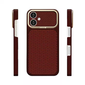 Evelatus Apple iPhone 17 Carbon Premium Edition MagSafe Hülle Burgundy