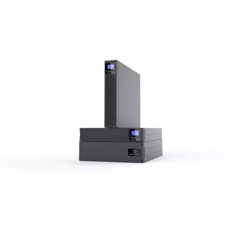 PowerWalker VFI 6000 ICT IoT 6000 VA 5400 W Online-Doppelwandlungs-USV mit IoT-Modul, Tower/Rackmount 3U