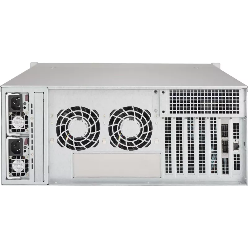 Supermicro SuperChassis 4U CSE-846BE1C-R609JBOD 24-Bay Hot-Swap SAS3/SATA3 JBOD-Speichergehäuse mit redundanten 600W Platinum-Netzteilen