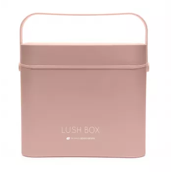 Rio CSBL-EU/1,1 Kosmetikkoffer Large Lush Box – Aluminium Beauty-Box mit Klappfächern & abschließbaren Verschlüssen, Schwarz