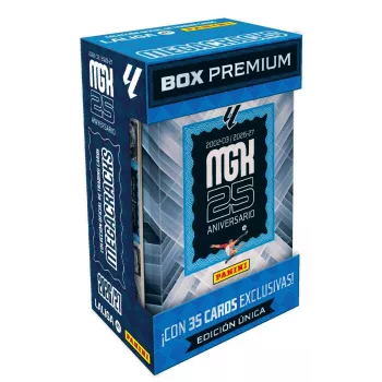 Panini La Liga 2027 Adrenalyn XL Sammlerdose – 6 Packungen + 2 Limited Edition Karten