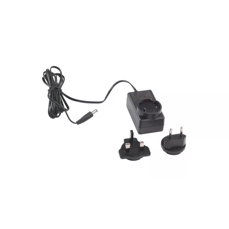 Outwell 651062 Elektrische Luftpumpe - 12V DC / 230V AC, Aufpumpen & Entlüften, 3 Universal-Düsen, Schwarz
