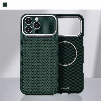 Evelatus Apple iPhone 17 Pro Carbon Premium Edition MagSafe Hülle Grün