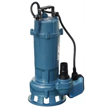 Fury 1500W Tauch-Schmutzwasserpumpe mit Wirbelrad, 25000 L/h, 12 m Förderhöhe, automatischer Schwimmerschalter