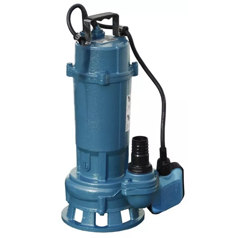 Fury 1500W Tauch-Schmutzwasserpumpe mit Wirbelrad, 25000 L/h, 12 m Förderhöhe, automatischer Schwimmerschalter