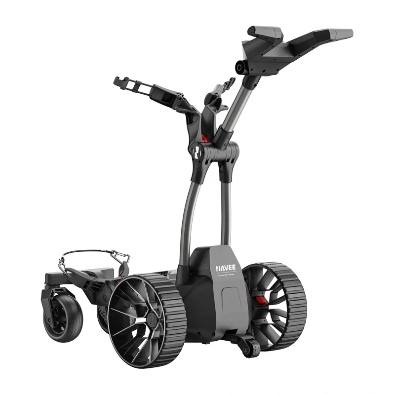 NAVEE Birdie 3X Elektro-Golfcart – 48V AC-Induktionsmotor, 105Ah Lithiumbatterie, 80km Reichweite, 4-Rad-Hydraulikscheibenbremsen, LED-Beleuchtung, 2-4 Sitzer