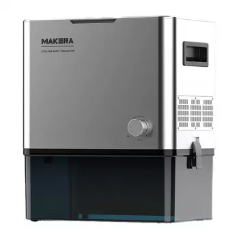 MAKERA Zyklon-Staubsammler – Hocheffizienter Staubabscheider für Werkstattsauger, 50mm-Anschlüsse, Weiß