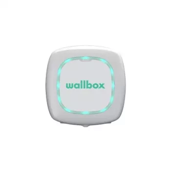 Wallbox Pulsar Plus 7,4 kW Typ 2 Ladestation für Elektrofahrzeuge, Weiß mit 5m schwarzem Kabel