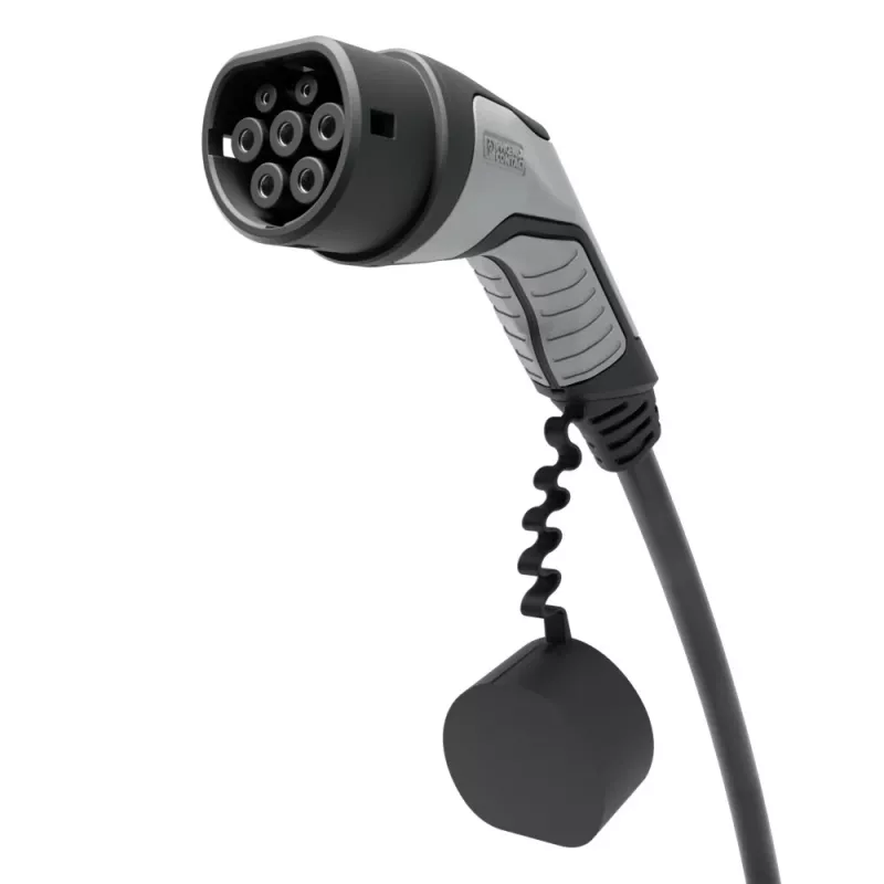 Wallbox Pulsar Plus 7,4 kW Typ 2 Ladestation für Elektrofahrzeuge, Weiß mit 5m schwarzem Kabel