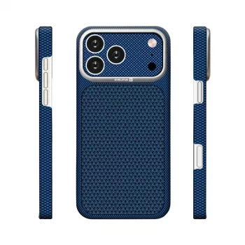 Evelatus Apple iPhone 17 Pro Carbon Premium Edition MagSafe Hülle Mitternachtsblau