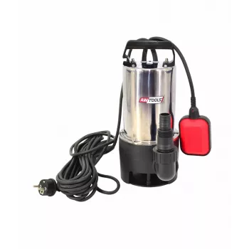 AWTOOLS Schmutzwasserpumpe AW 1100W INOX - 15000 L/h Edelstahl Tauchpumpe