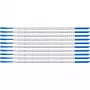 Brady SCN-07-1 Clip-Hülse Kabelmarkierer, Beschriftung 1, Weiß, für Kabeldurchmesser 1,9-2,4 mm, 300 Stück