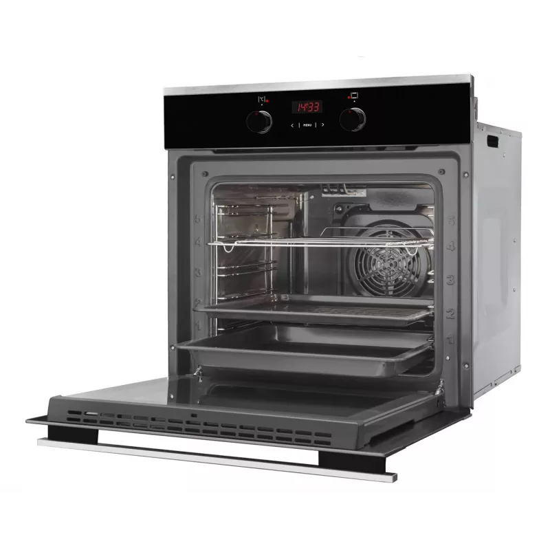 Amica EB6521 FUSION Elektro-Einbauofen 65L Energieklasse A Schwarz/Edelstahl