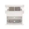 Rio CSSM-EU/1,2 Beauty Box Kosmetikaufbewahrung mit Kippschalen und Schlüsselschloss