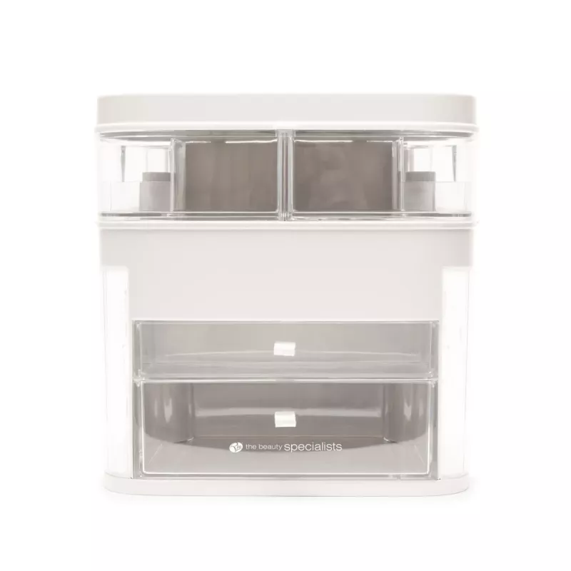 Rio CSSM-EU/1,2 Beauty Box Kosmetikaufbewahrung mit Kippschalen und Schlüsselschloss