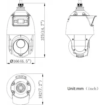 Hikvision DS-2SE4C425MWG-E/14(F0) 4 MP 25x Netzwerk-PTZ-Kamera mit AcuSense