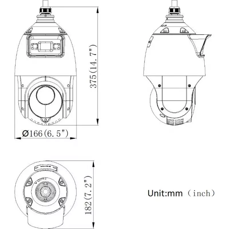Hikvision DS-2SE4C425MWG-E/14(F0) 4 MP 25x Netzwerk-PTZ-Kamera mit AcuSense