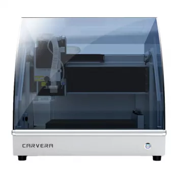 MAKERA Carvera CNC-Fräse – 3-Achsen Desktop-CNC-Fräsmaschine mit 6-fach Werkzeugwechsler, 300W Spindel, 240x160x100mm Arbeitsbereich