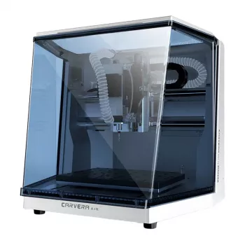 MAKERA AirDesCNC Carvera Air Desktop-CNC-Fräse, 3-Achsen 400W bürstenloser Spindel, 200x200x100mm Arbeitsbereich, vollständig geschlossen, Wi-Fi & USB-C