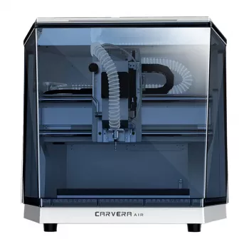 MAKERA AirDesCNC Carvera Air Desktop-CNC-Fräse, 3-Achsen 400W bürstenloser Spindel, 200x200x100mm Arbeitsbereich, vollständig geschlossen, Wi-Fi & USB-C