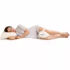 Momcozy EP001 Ergonomisches Memory-Schaum-Kniekissen für Seitenschläfer, Creme-Weiß