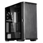 Zalman Z10 ATX Mid-Tower-Gehäuse, Schwarz, gehärtetes Glas, 4x ARGB-Lüfter
