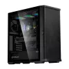 Zalman Z10 ATX Mid-Tower-Gehäuse, Schwarz, gehärtetes Glas, 4x ARGB-Lüfter