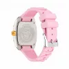 Versace Damen V-Circle Swiss-Quarz-Uhr VE8K00224 - 38mm Edelstahlgehäuse, schwarzes Zifferblatt, schwarzes Lederarmband