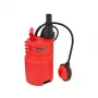 AWTOOLS AW85000 Tauchpumpe für Schmutzwasser 750W 12500L/h 8m Förderhöhe mit Schwimmerschalter und Mehrfach-Adapter