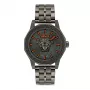 Versace Herren V-Race GMT Alarm Uhr VE9I00524 43mm Edelstahl Schwarzes Zifferblatt