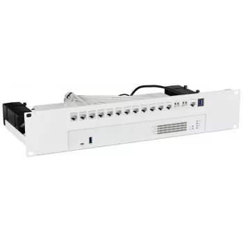 Rackmount IT 1U Rack-Montagesatz für Sophos XGS 87/107/116/126/136, Schwarz