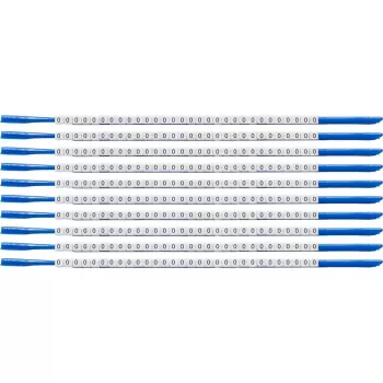 Brady SCN-07-0 Clipsleeve-Kabelmarkierer, Beschriftung '0', Gelb, Kabeldurchmesser 1,9-2,4 mm, 300er-Pack